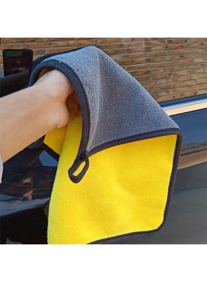 2 Pack Large Microfiber Towels 11 81x23 62 Inch Plush Quick Drying Dual Layer Car Wash Cloth - Image 5