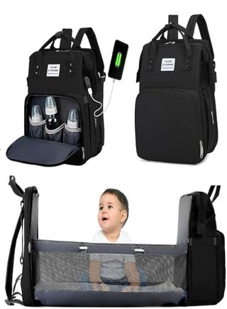 Generic Unisex Baby diaper bag with bed Modern (pack of 1) - pzsku/Z8200B5E5EDD9962FD123Z/45/1745184687/057b18eb-9ef8-42ab-a6c0-7a29690554b4