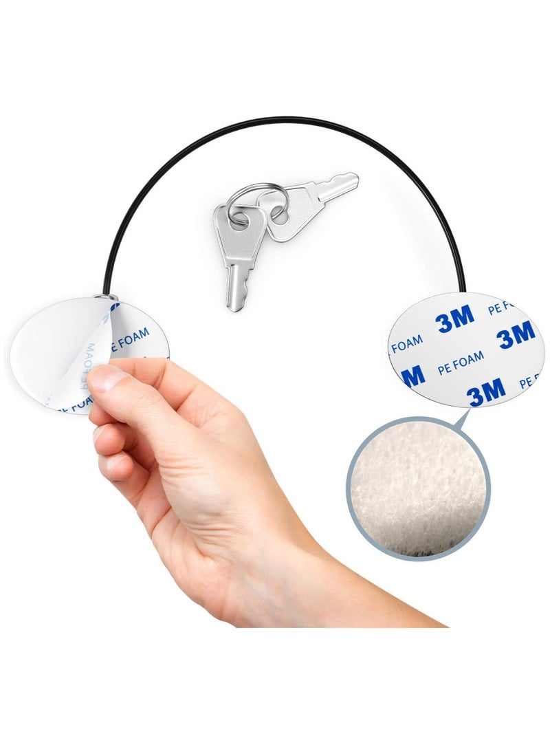 Gonice - 2 Pack Child Safety Lock for Refrigerator, Cabinet, Drawers, Freezer & Door with 4 Extra Strong Adhesives - Image 1