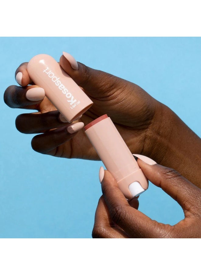 Kosas Kosa Sport Lipvol Lip Balm with Hyaluronic Acid _Rush - Transparent, soft pink - Image 4