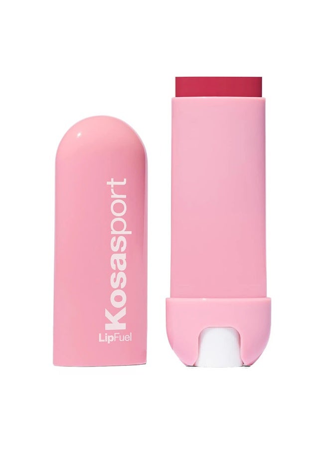 Kosas Kosa Sport Lipvol Lip Balm with Hyaluronic Acid _Rush - Transparent, soft pink - Image 1