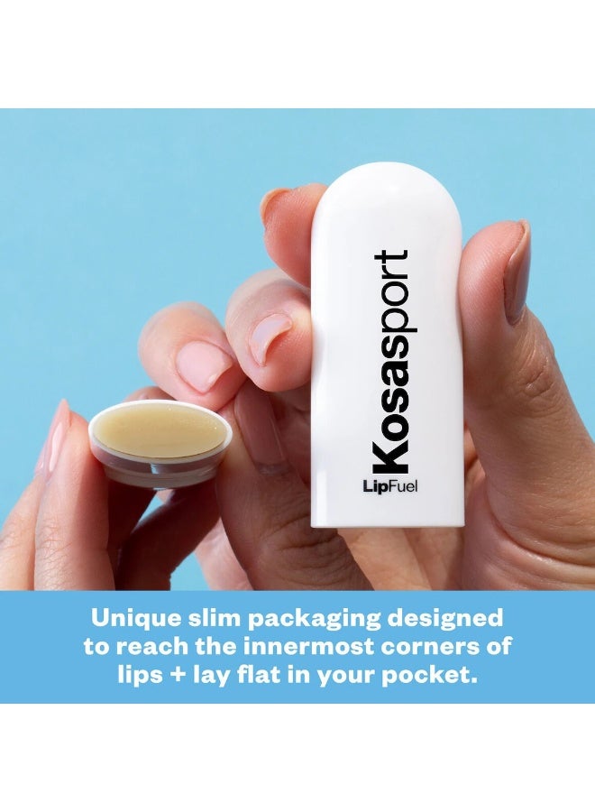 Kosas Kosa Sport Lipvol Lip Balm with Hyaluronic Acid _Rush - Transparent, soft pink - Image 5