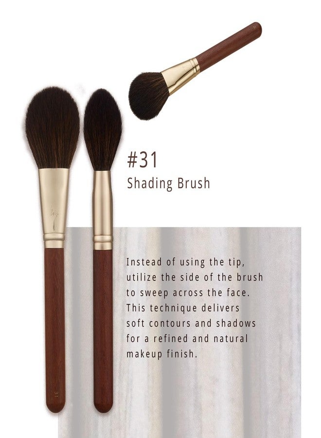 SOO ADOR [SOO ADOR] BY MAENG #31 Shading Brush - Precision Tool for Soft and Natural Contouring | Designed by K-Pop Makeup Artist Maeng | Makeup Brush Contour Brush - Image 3