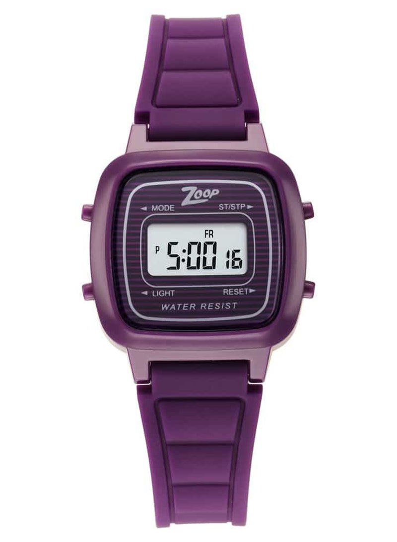 Zoop Kids Unisex Digital Round Shape Plastic Wrist Watch 16017PP03 - 32.45 Mm - Image 2