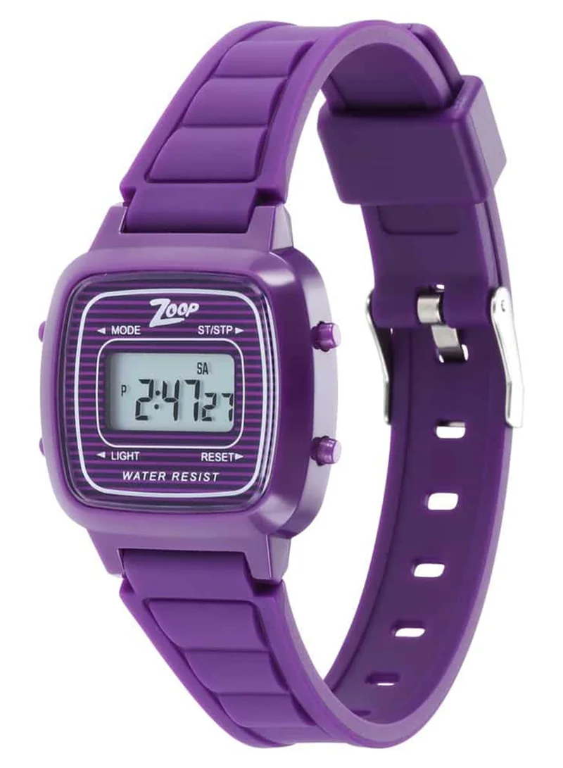 Zoop Kids Unisex Digital Round Shape Plastic Wrist Watch 16017PP03 - 32.45 Mm