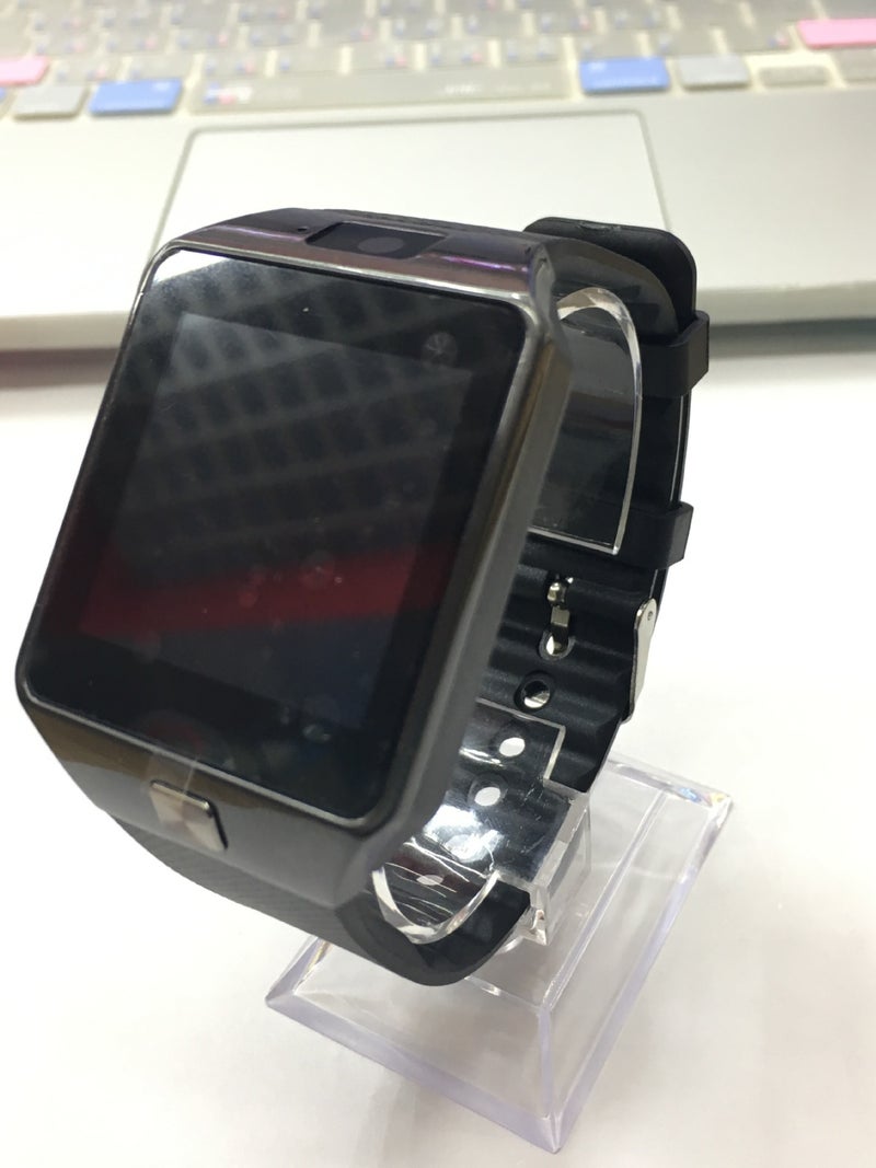 A1 DZ09 Smartwatch Bluetooth Fitness Tracker Black