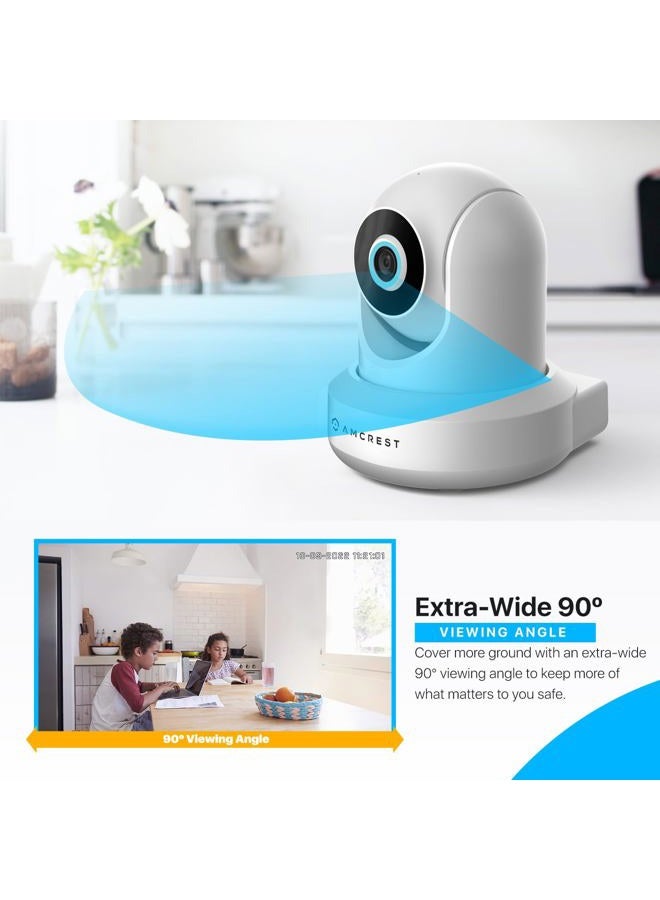 AMCREST 1080P WiFi Security Camera 2MP Indoor Pan/Tilt Wireless IP Camera, IP2M-841W (White) - Image 4