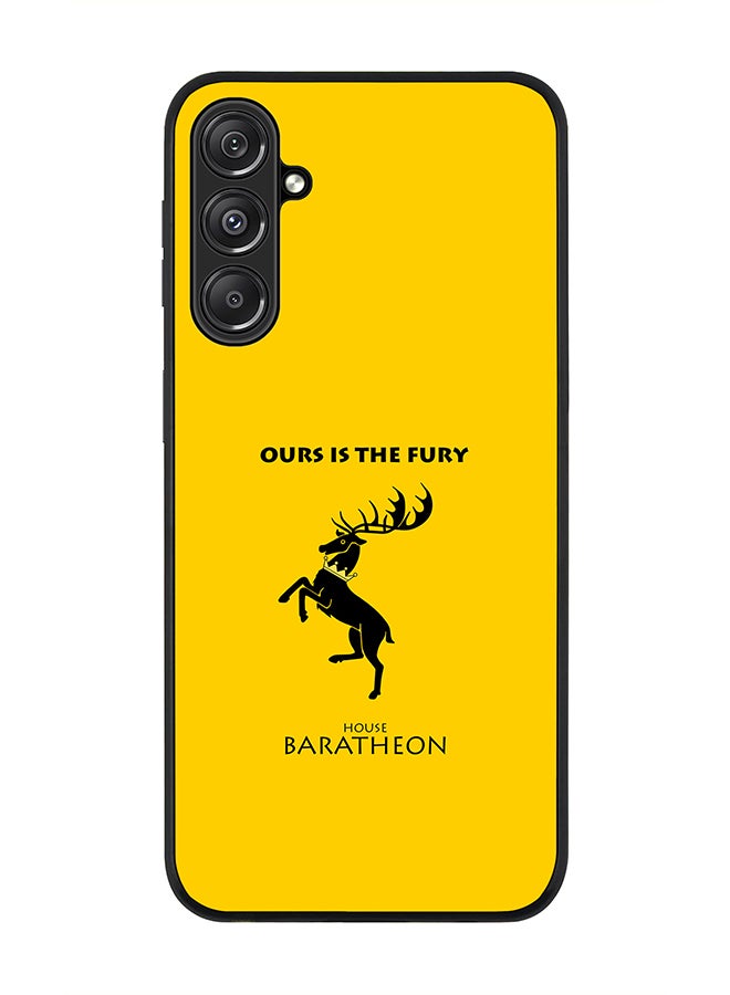 Stylizedd Rugged Black Edge case for Samsung Galaxy M34 5G, Custom Slim fit Flexible Anti Drop Thin Phone Case Cover - GOT House Baratheon - Image 1
