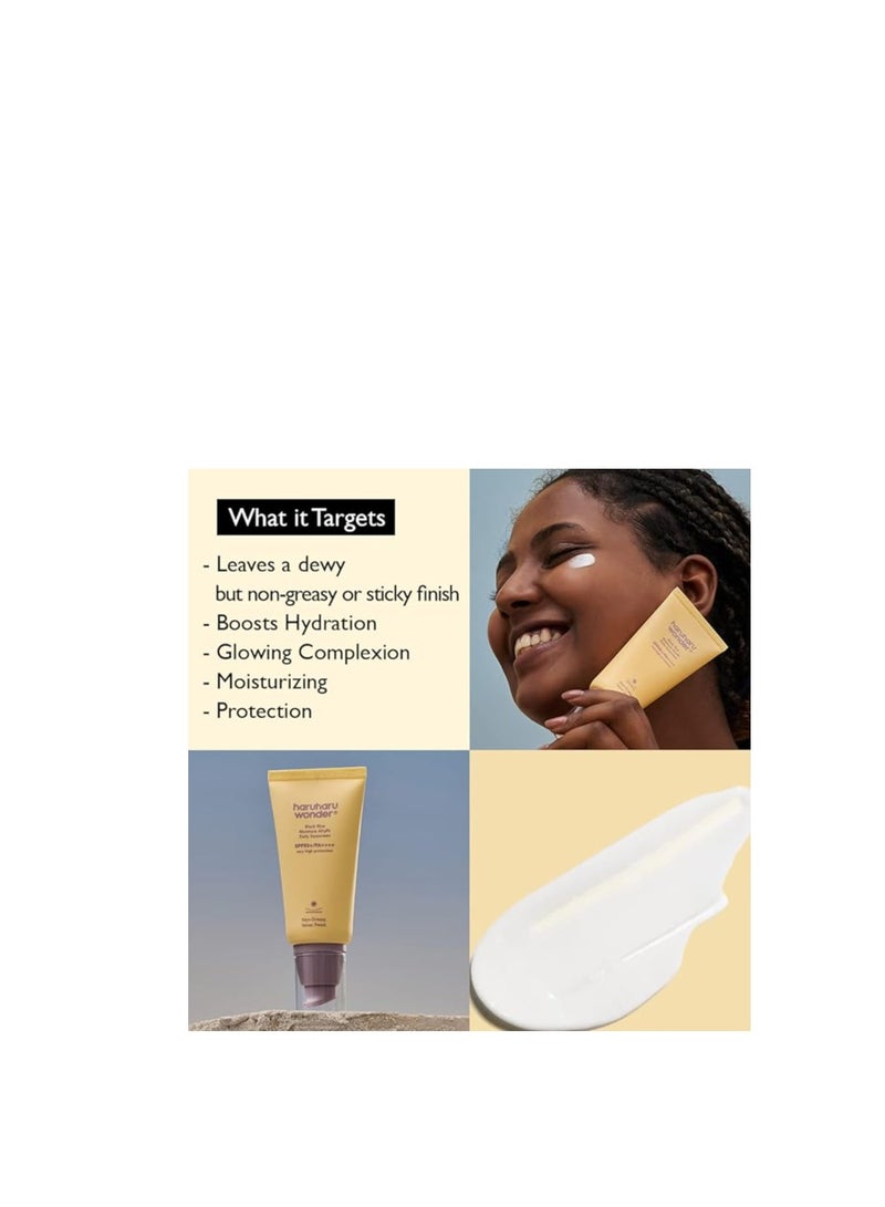 HARUHARU haruharu Wonder Black Rice Moisture Airyfit Sunscreen SPF 50+ PA++++, 50 - Image 2