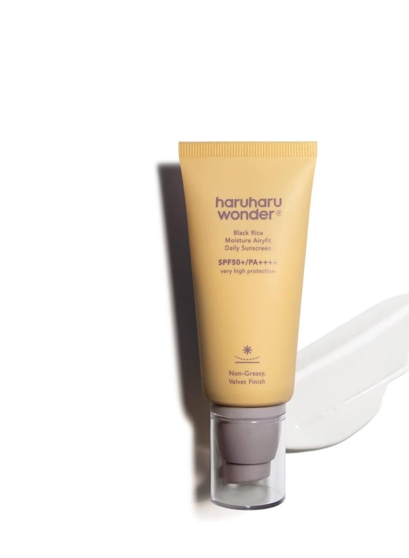 HARUHARU haruharu Wonder Black Rice Moisture Airyfit Sunscreen SPF 50+ PA++++, 50 - Image 4