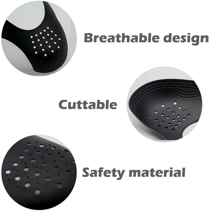 ZANOTTRA Shoe Crease Protectors for Sneaker | Air Force Shoe Protector | Sneaker Protector Guard | Anti-Wrinkle Shoes Flod Protectors | Shoe Crease Protector Guards for Sneakers (Black) - Image 2