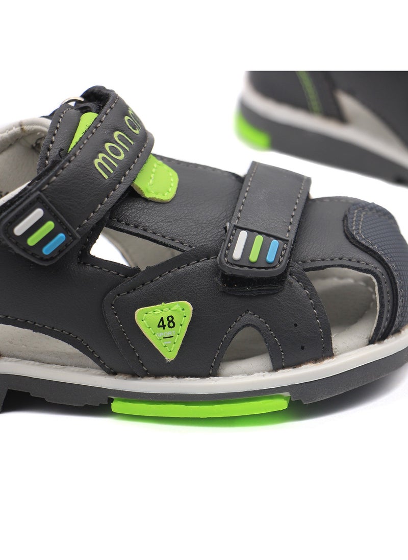 Mon Ami - Monami Toddler and Kids Sandals | Hook & Loop Closure, Soft Bottom, Children Sports Sandals Unisex - Baby Boy and Girl Shoes | Casual Sandals for Toddler Girls, Boys & Kids - Image 1