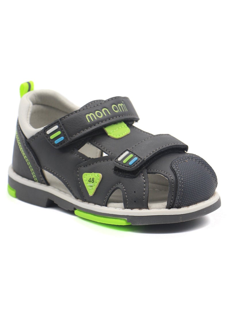 Mon Ami - Monami Toddler and Kids Sandals | Hook & Loop Closure, Soft Bottom, Children Sports Sandals Unisex - Baby Boy and Girl Shoes | Casual Sandals for Toddler Girls, Boys & Kids - Image 1