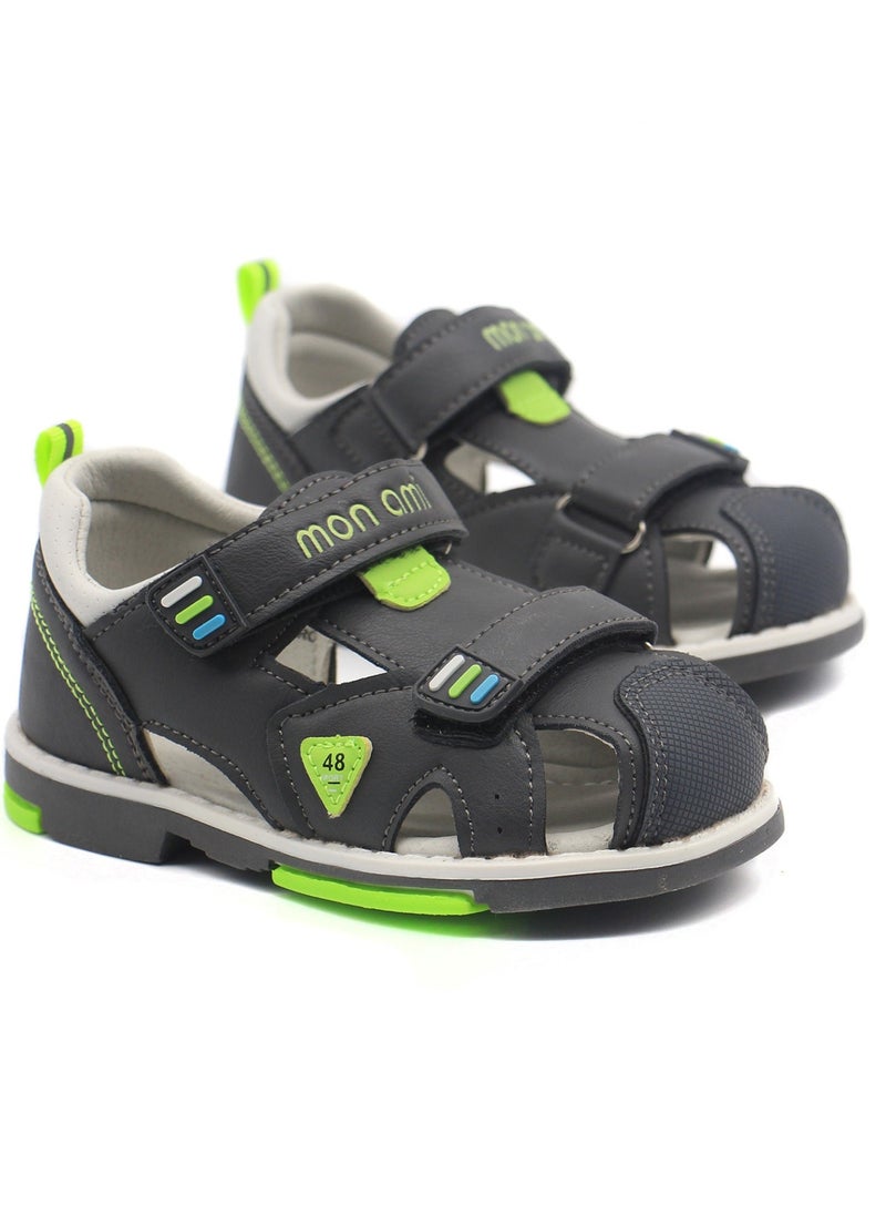 Mon Ami - Monami Toddler and Kids Sandals | Hook & Loop Closure, Soft Bottom, Children Sports Sandals Unisex - Baby Boy and Girl Shoes | Casual Sandals for Toddler Girls, Boys & Kids - Image 1