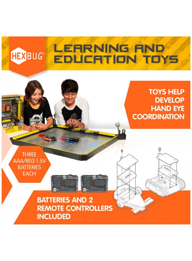 HEXBUG BattleBots Arena MAX, Remote Control Robot Toys for Kids with Over 30 Pieces, STEM Toys for Boys & Girls Ages 8 & Up, Batteries Included - Image 5