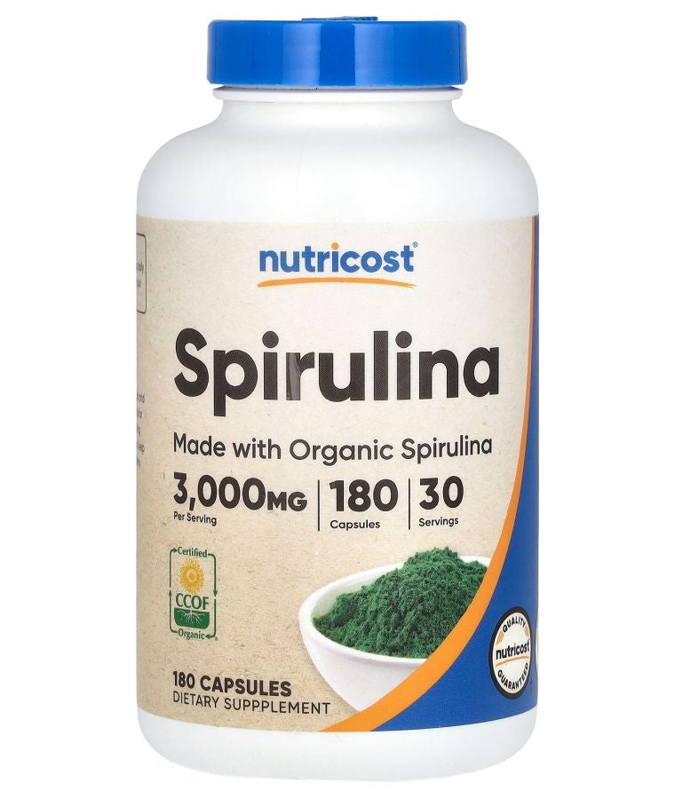 سبيرولينا 180 كبسولة (500 ملغ لكل كبسولة)