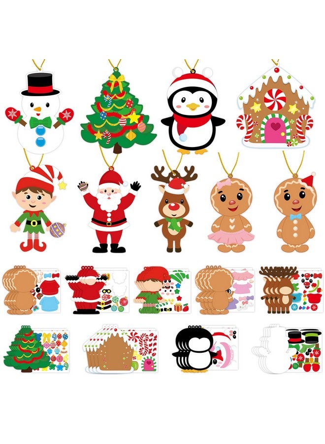 ceiba tree Christmas Ornament Crafts For Kids Christmas Cards And Stickers Make Your Own Ornament Craft Kit For Kids - Image 2