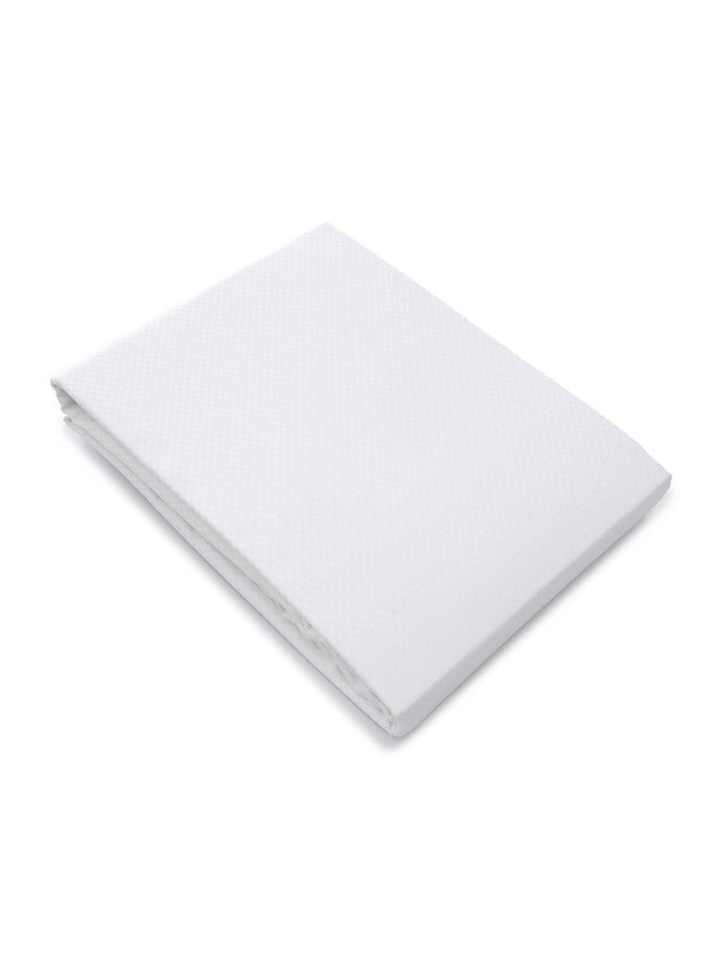 MEHALLA MEHALLA Fitted Sheet Set - Square Sateen  - King White- 100% Egyptian Cotton  - Image 2