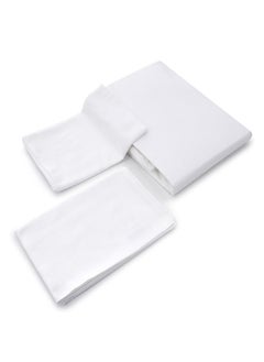 MEHALLA Fitted Sheet Set - Square Sateen  - King White- 100% Egyptian Cotton - pzsku/Z820164843191BB447416Z/45/_/1709460624/ad76bbb1-ee34-437c-82ad-4598330f8352