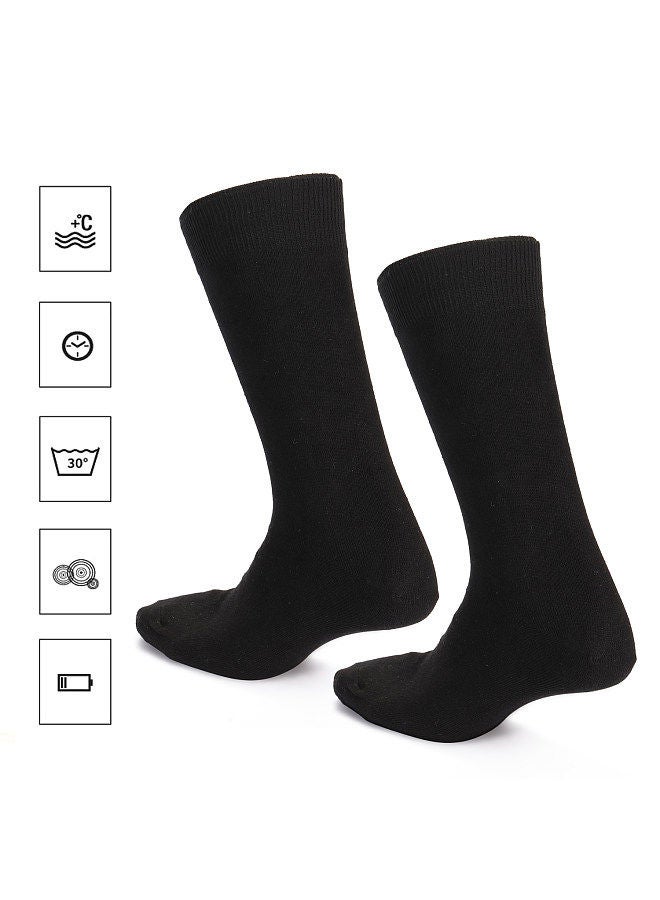 Generic Electric Heated Socks Battery Powered Cold Weather Heat Socks for Men and Women Outdoor Warm Winter Socks - Image 2