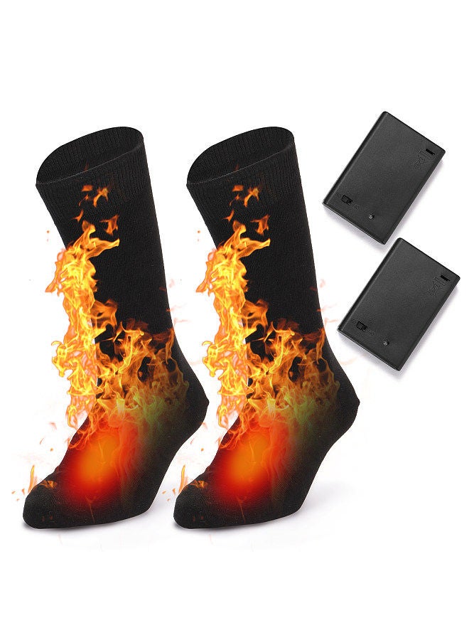 Generic Electric Heated Socks Battery Powered Cold Weather Heat Socks for Men and Women Outdoor Warm Winter Socks - Image 1