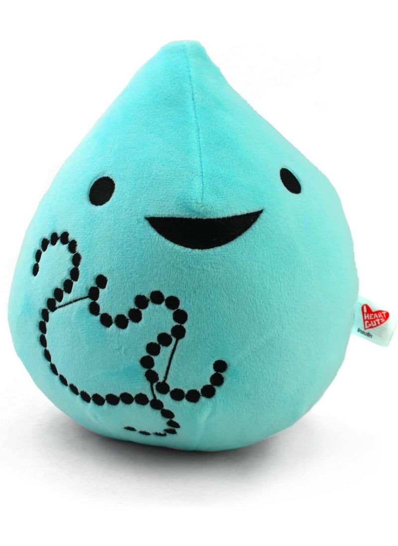 I Heart Guts I Heart Guts Insulin Plush Toy - Insulin for The Win - Stuffed Pillow Diabetes Gift 