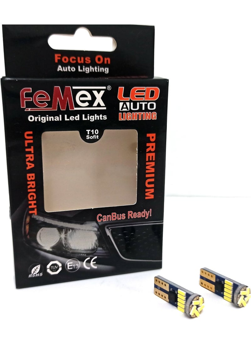 Femex Honda Civic Fb7 LED License Plate Light Bulb Premium T10  - Image 3