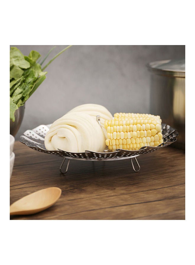 نيبمينينت صينية طهي بالبخار من الستانلس ستيل قابلة للطي فضي 25 X 15 25سم - Image 5