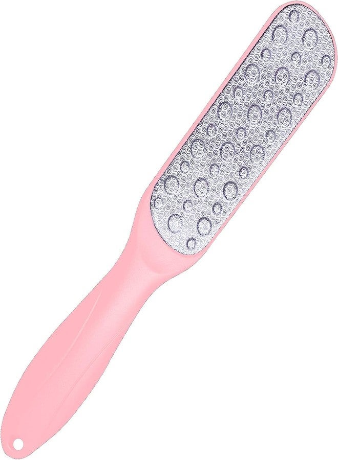 HEXONIQ® Foot File, Double Sided Pedicure Foot Scrubber Scraper Callus Remover, Foot Rasp for Cracked Heel and Foot Corn Removal, Dead Skin Exfoliator for Feet (Pink) - Image 1
