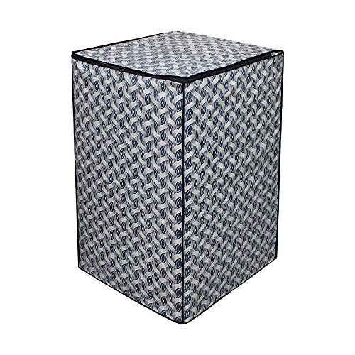 Lithara PVC Top Load Fully Automatic Washing Machine Cover For 8 Kg, 8.2 Kg, 8.5 Kg, 9 Kg | Size : 66 x 66 x 101.6 Cm | (Multicolor Design69) - Image 3