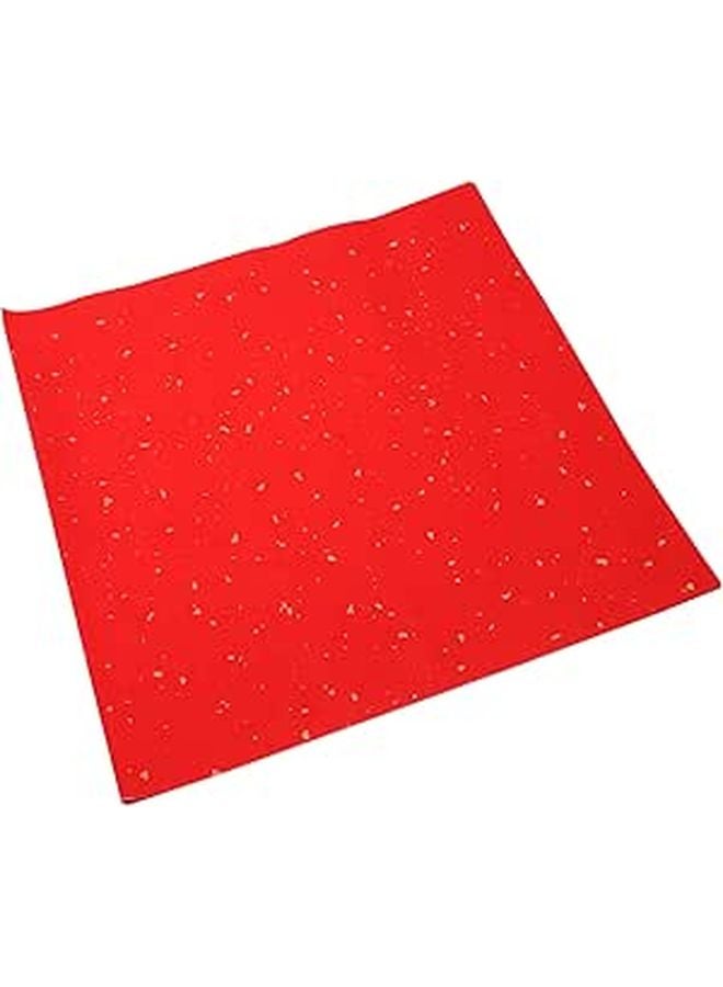 Red Fu Character Paper 40 Sheets Blank Writing Chinese Calligraphy Spring Festival Holiday Decorations Easy Cut Art Project - Image 1