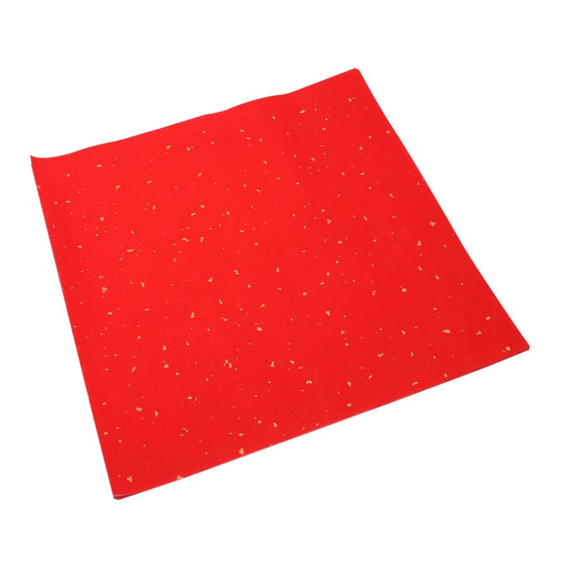 Red Fu Character Paper 40 Sheets Blank Writing Chinese Calligraphy Spring Festival Holiday Decorations Easy Cut Art Project - Image 2