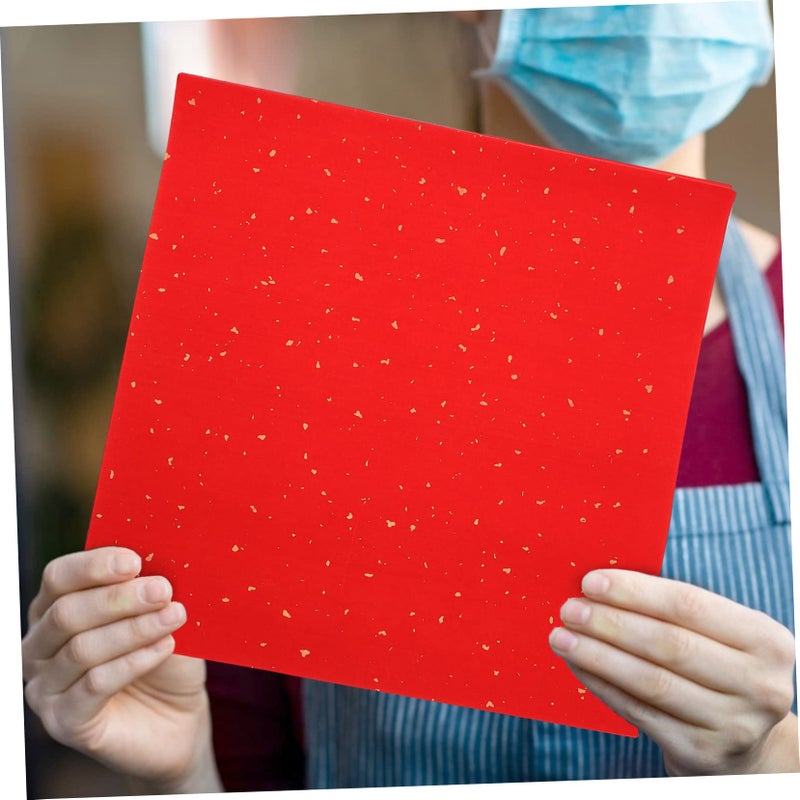 Red Fu Character Paper 40 Sheets Blank Writing Chinese Calligraphy Spring Festival Holiday Decorations Easy Cut Art Project - Image 4