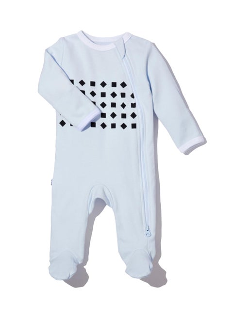 Breathing Wear Pajamas - 9M, Powder Blue