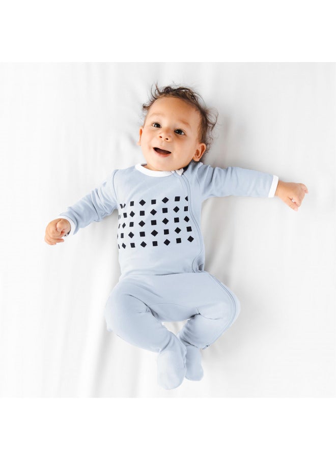 Breathing Wear Pajamas - 9M, Powder Blue