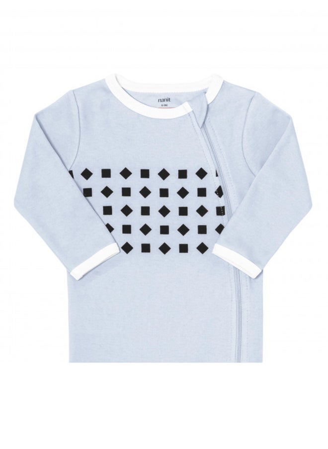 Breathing Wear Pajamas - 9M, Powder Blue