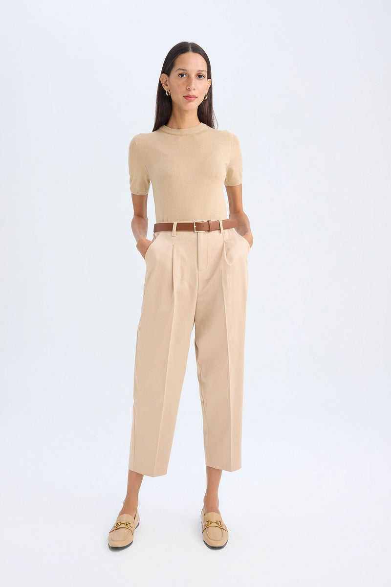 DeFacto Woman Fitted Soft Texture Crew Neck Knitted Pullover - Image 3