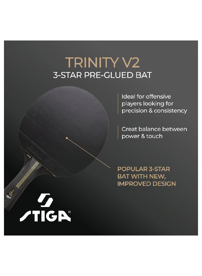 Stiga Trinity V2 3-Star Table Tennis Bat - Image 3