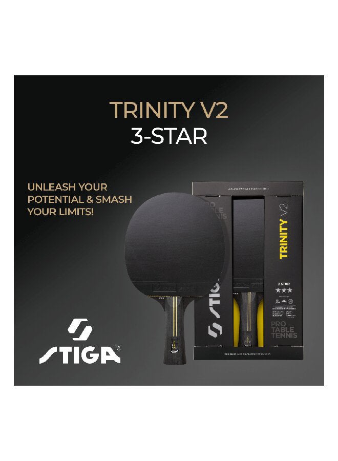 Stiga Trinity V2 3-Star Table Tennis Bat - Image 2
