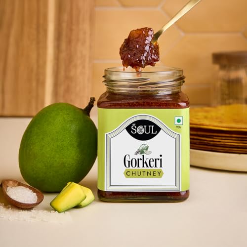 ADF Soul Gorkeri Chutney | A sweet mango chutney crafted with mango chunks, jaggery, and traditional spices | Enjoy it as a delicious side with Indian breads or as a tasty addition to your everyday meals | 325 g. - Image 3