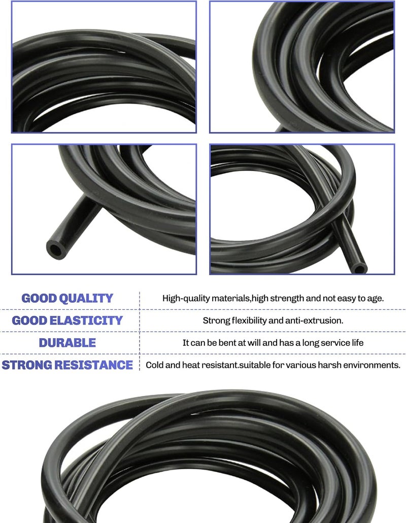 bylikeho 10Ft High Performance Silicone Vacuum Tubing - Image 3