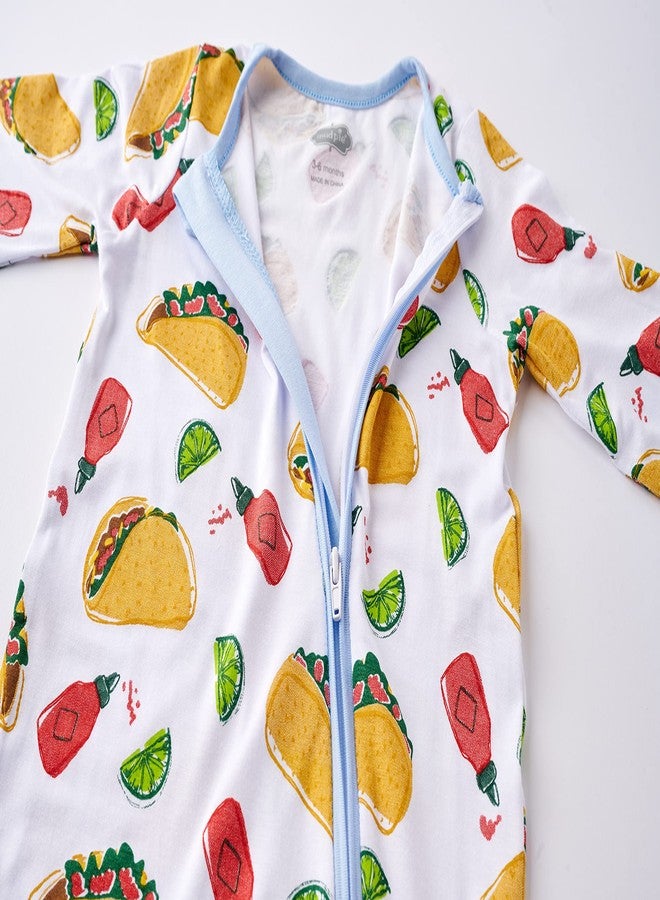 Mud Pie Baby Food Sleeper, Taco, 6-9 Months - Image 5