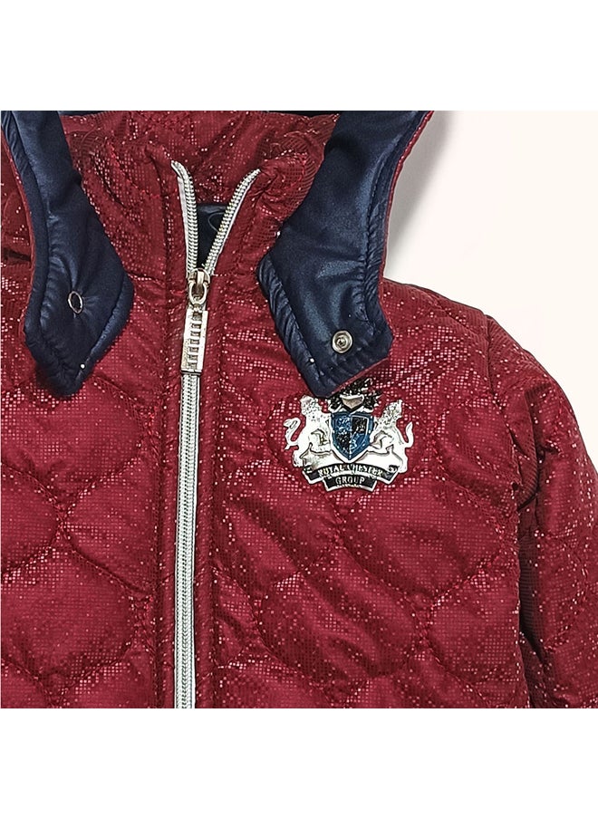 BabyShoora - Baby Boys Long Sleeves Jacket With Removable Hoodie Jacket - Image 1