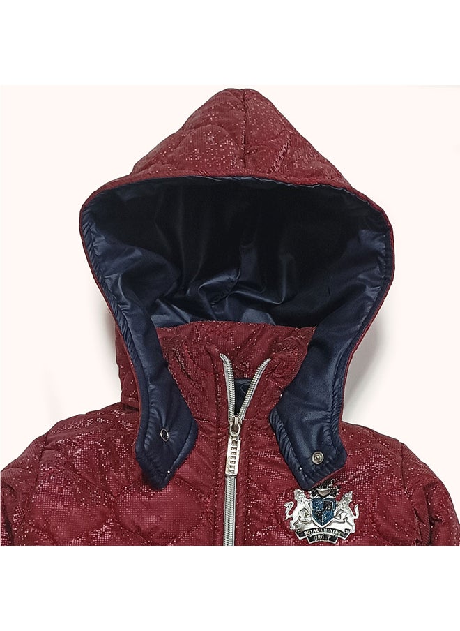 BabyShoora - Baby Boys Long Sleeves Jacket With Removable Hoodie Jacket - Image 1
