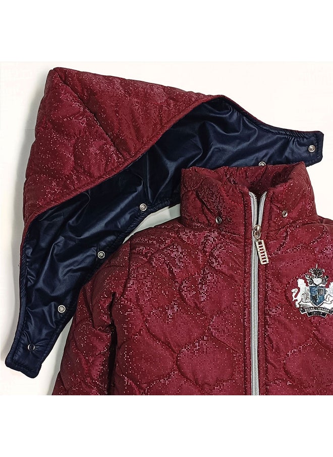 BabyShoora - Baby Boys Long Sleeves Jacket With Removable Hoodie Jacket - Image 1