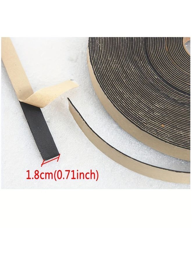18mm Black EVA Foam Tape 5 Meter Strong Adhesive Shockproof Sound Insulation - Image 1