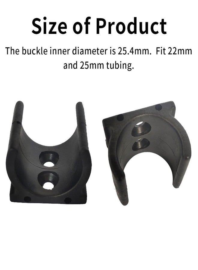 Toeloioh Replacement of The Wheelchair Seat Pad Buckle, Wheelchair Rollator Walker Common Parts, Wheelchair Supplier Fits 22mm and 25mm Tubing, Medical Equipment-1 Pair - Image 2