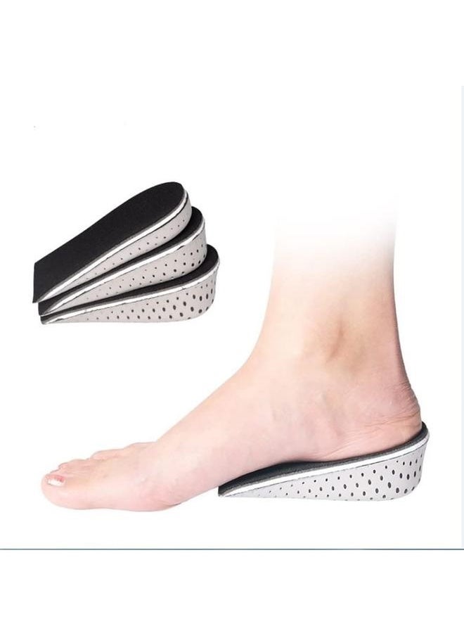 yongsheng Memory Foam Invisible Height Increasing Insoles Height Elevator Insoles Heel Lift Shoe Pad 3CM  - Image 5