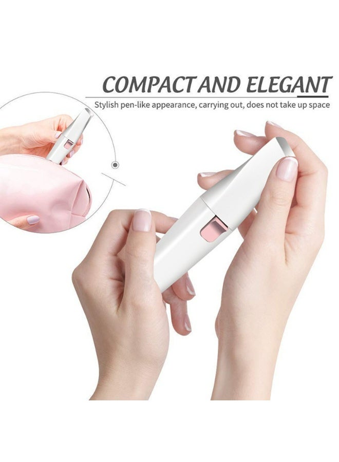 إزالة الشعر الوجهية للنساء، جهاز إزالة الشعر بدون ألم مع رأسين قابلين للاستبدال، حلاقة كاملة للجسم للسيدات: الساقين، خط البيكيني، الذراعين، الفخذين، الوجه. - Image 2