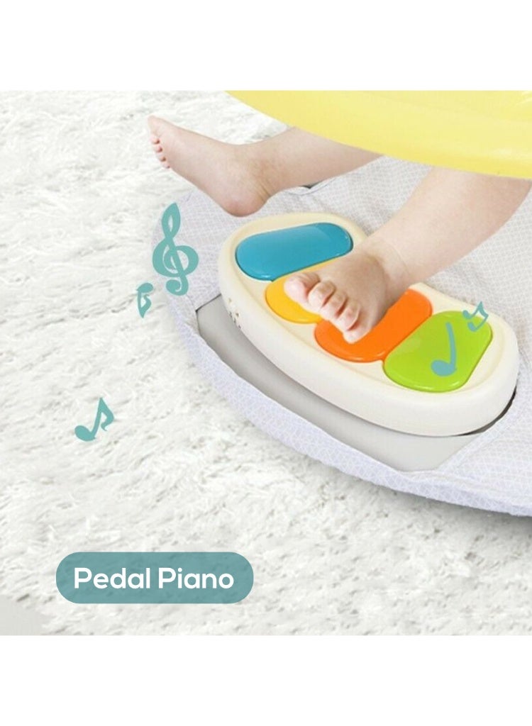 Teknum 2 - IN - 1 Dining Chair/Toddler Play Seat W/Pedal Piano - Butterfly - Image 4